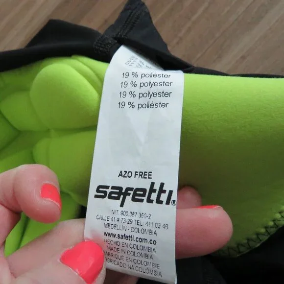 SAFETTI Black Biking Cycling Padded Shorts Gran Fondo Whistler - Men's Size XL - Picture 16 of 16